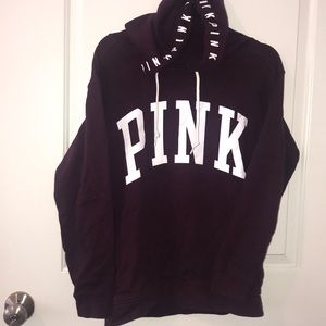 Maroon PINK hoodie